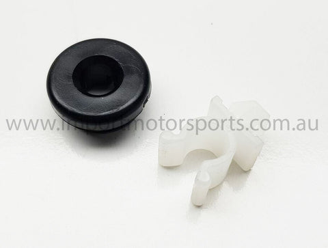 Genuine Nissan OEM Bonnet Rod Clip & Rod Grommet Set - R32 GTR