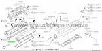Genuine Nissan OEM Rocker Cover Gasket - Intake Side Only RB26DETT